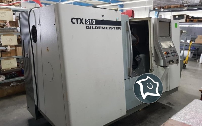 Токарный обрабатывающий центр с приводным инструментом GILDEMEISTER CTX 310 V3