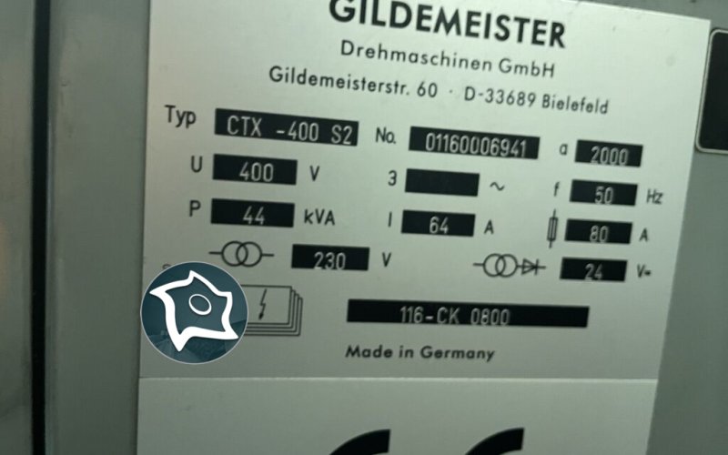 Токарный станок c ЧПУ Gildemeister CTX 400