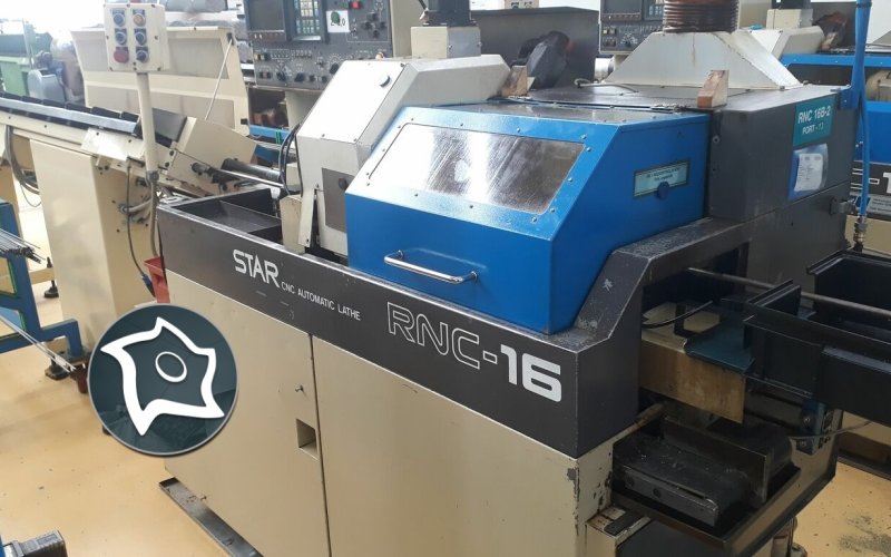 Токарний верстат поздовжнього точення з ЧПУ STAR Micronis RNC 16B