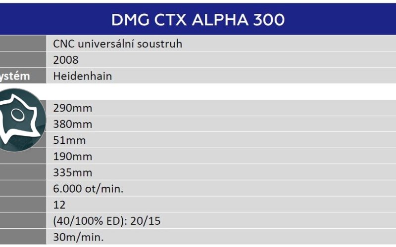 Токарный станок с ЧПУ DMG CTX ALPHA 300