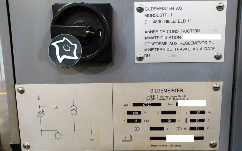 Токарный станок с ЧПУ DMG GILDEMEITER CT 20