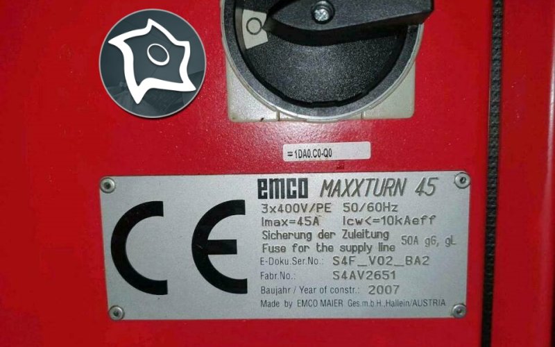 Токарный станок с ЧПУ Emco Maxturn 45S