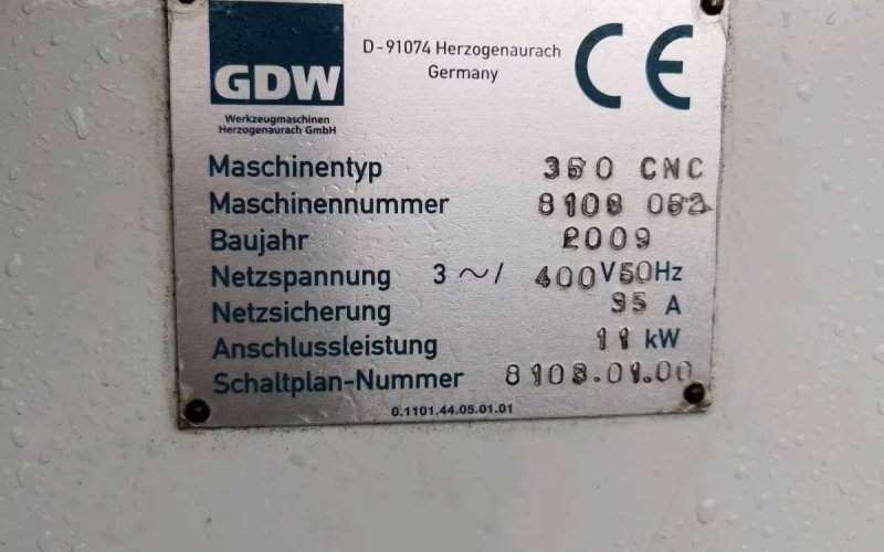 Токарний верстат з ЧПУ GDW 350