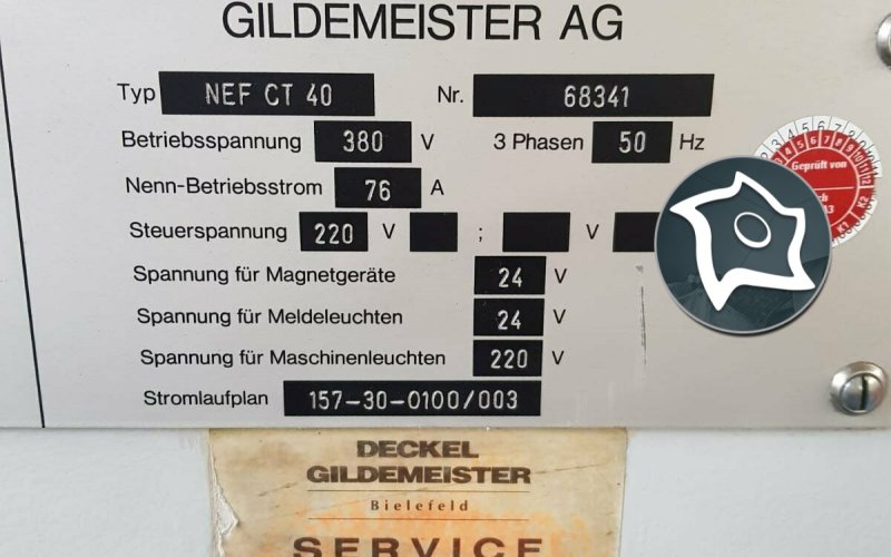 Токарный станок с ЧПУ Gildemeister CT 40