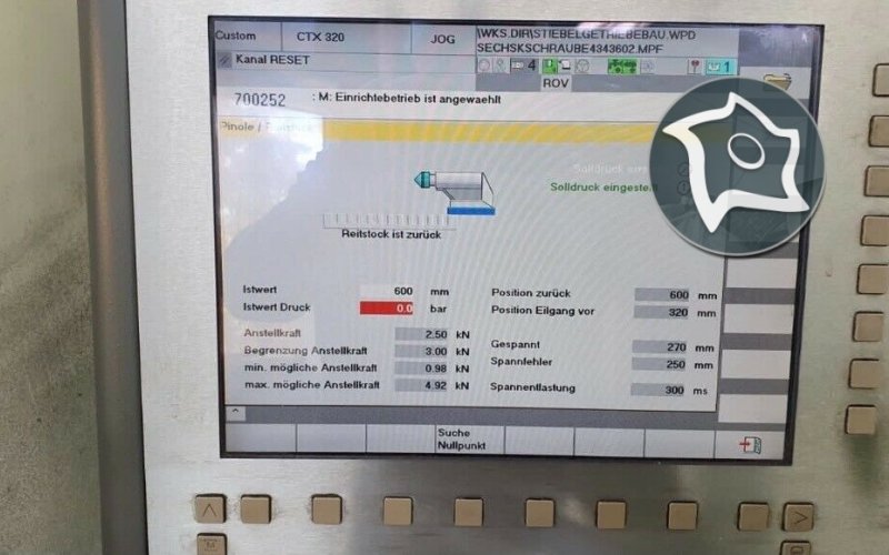 Токарний верстат з ЧПУ Gildemeister CTX 320 linear