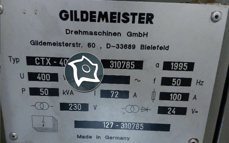 Токарный станок с ЧПУ Gildemeister CTX 400