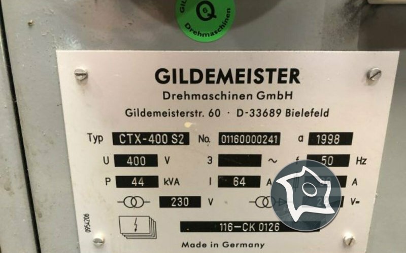 Токарний верстат з ЧПУ Gildemeister CTX 400 S2