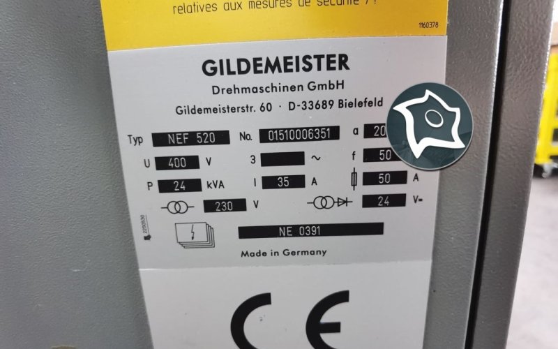 Токарний верстат з ЧПУ GILDEMEISTER NEF 520