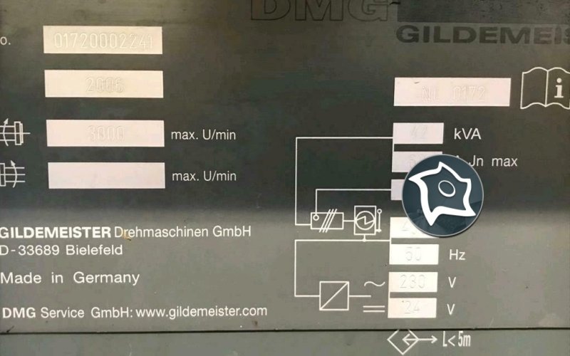 Токарный станок с ЧПУ Gildemeister NEF 600
