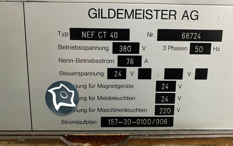 Токарний верстат з ЧПУ Gildemeister NEF CT 40