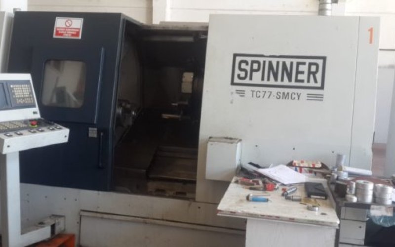 Токарний верстат з ЧПУ з осями C та Y SPINNER TC 77 SMCY