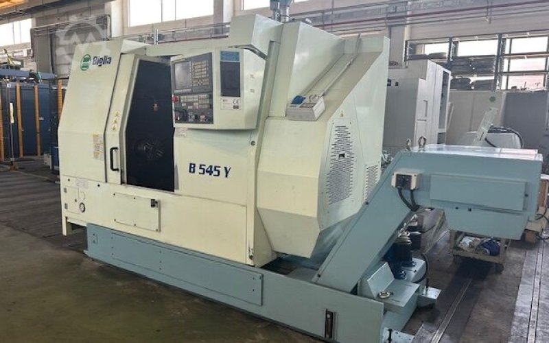 Токарный станок с ЧПУ с приводными инструментами Biglia B 550