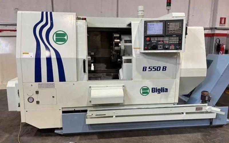 Токарный станок с ЧПУ с приводными инструментами Biglia B 550
