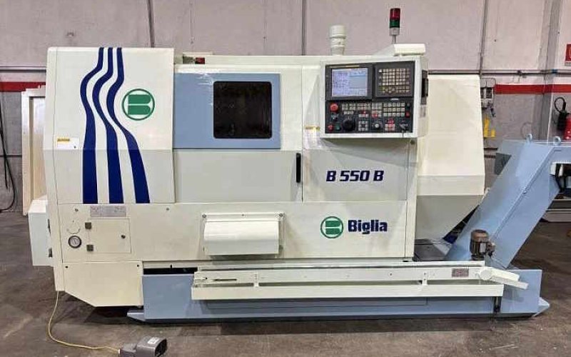 Токарный станок с ЧПУ с приводными инструментами Biglia B 550