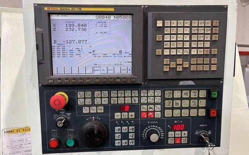 Токарный станок с ЧПУ с приводными инструментами Biglia B 550
