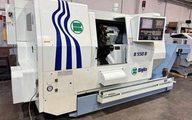 Токарный станок с ЧПУ с приводными инструментами Biglia B 550