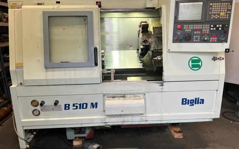 Токарний верстат з ЧПУ із приводними інструментами Biglia B510M