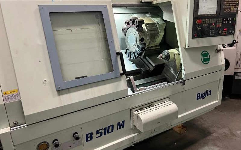 Токарний верстат з ЧПУ із приводними інструментами Biglia B510M