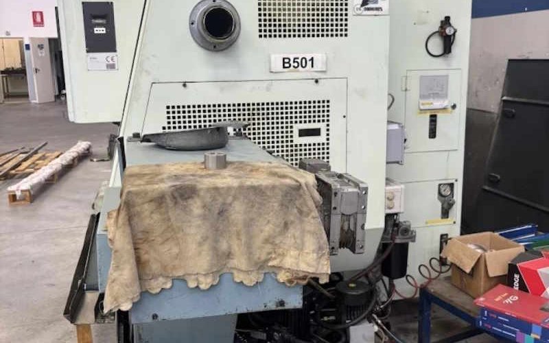 Токарный станок с ЧПУ с устройством подачи прутка Biglia B501 YS