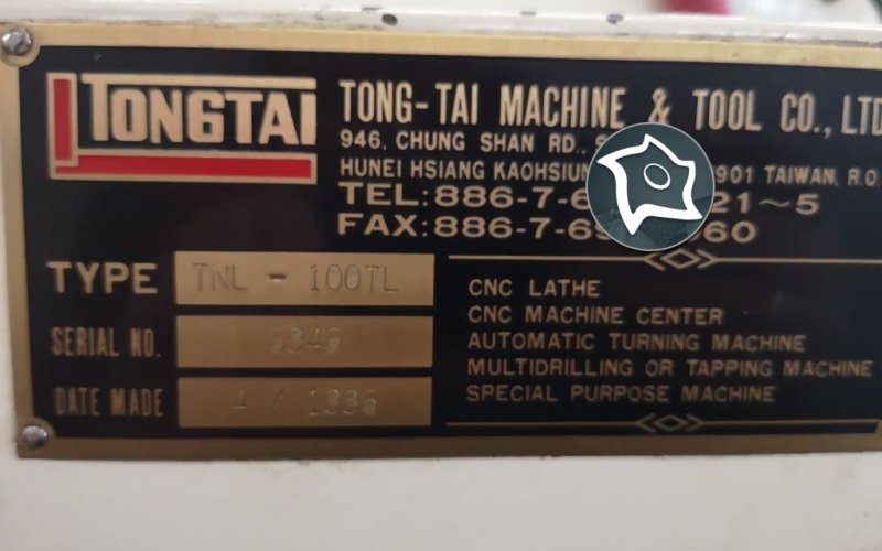 Токарний верстат з ЧПУ Tongtai TNL-100TL