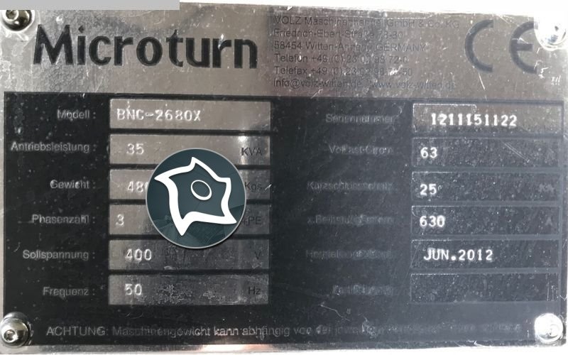 Токарный станок с циклическим управлением CHALLENGER MICROTURN BNC 2680