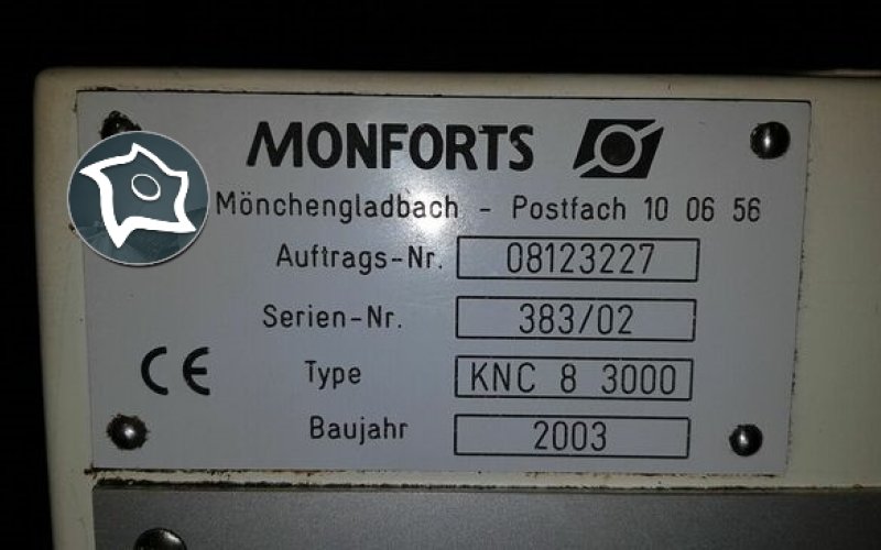 Токарний верстат із циклічним керуванням Monforts KNC 8 / 3000