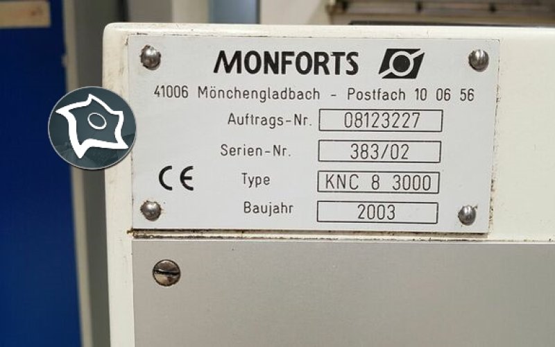 Токарний верстат із циклічним керуванням Monforts KNC 8 / 3000