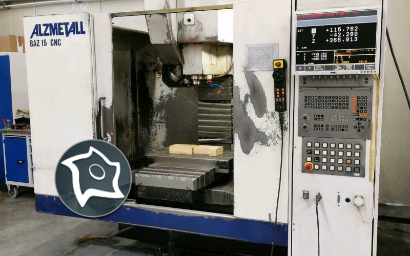 Вертикально-фрезерний верстат з ЧПУ Alzmetall BAZ 15