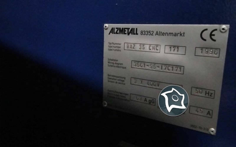 Вертикально-фрезерний верстат з ЧПУ Alzmetall BAZ 35