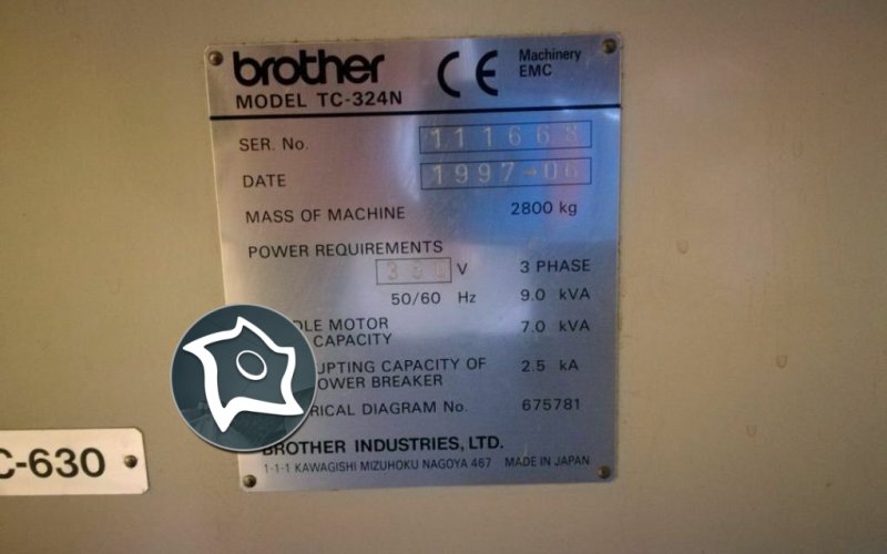 Вертикально-фрезерний верстат з ЧПУ BROTHER TC 324 N
