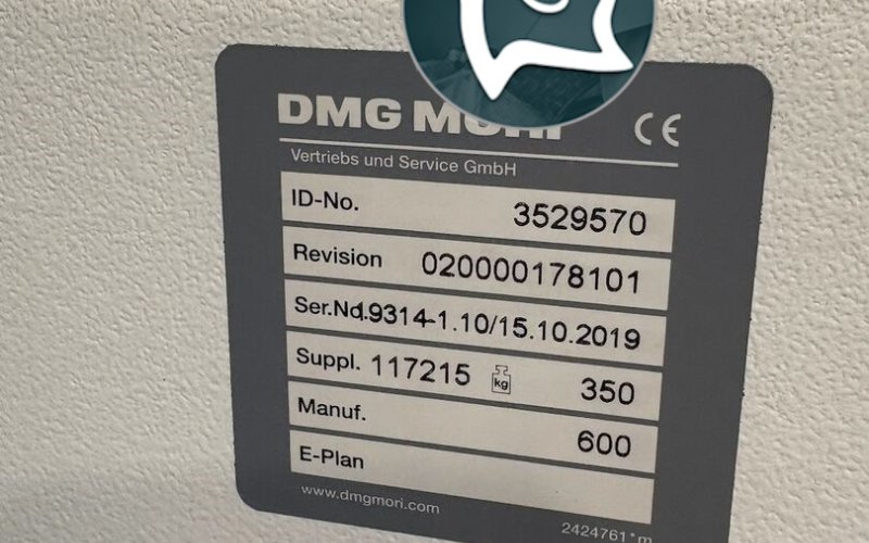 Вертикально-фрезерний верстат з ЧПУ DMG MORI CMX 600 V