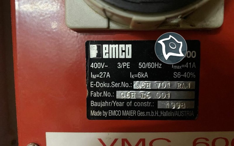 Вертикально-фрезерний верстат з ЧПУ Emco VMC 600