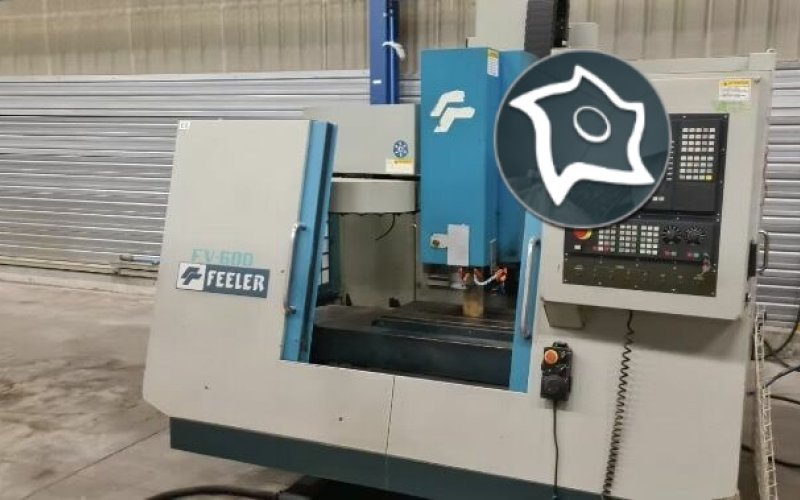 Вертикально-фрезерний верстат з ЧПУ FEELER FV 600