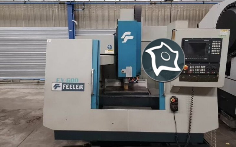Вертикально-фрезерний верстат з ЧПУ FEELER FV 600