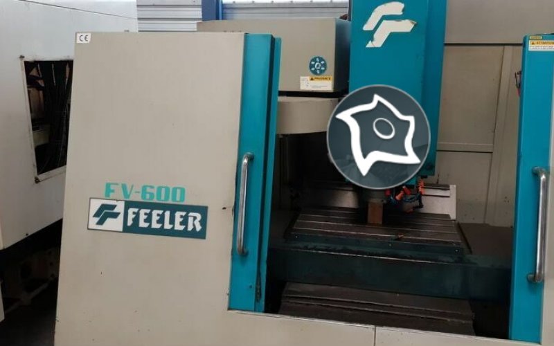 Вертикально-фрезерный станок с ЧПУ FEELER FV 600