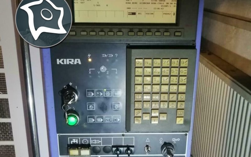 Вертикально-фрезерний верстат з ЧПУ KIRA VTC 40a