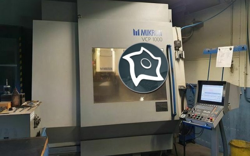 Вертикально-фрезерний верстат з ЧПУ Mikron VCP 1000
