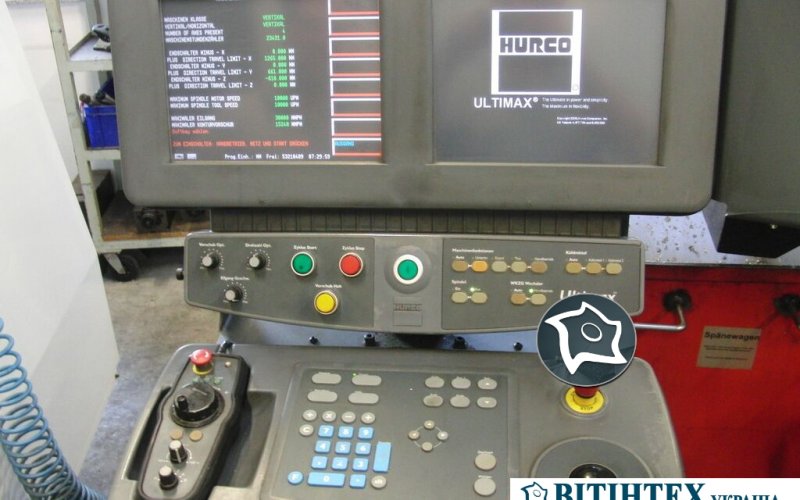 Вертикальний обробний центр з ЧПУ HURCO VMX 50