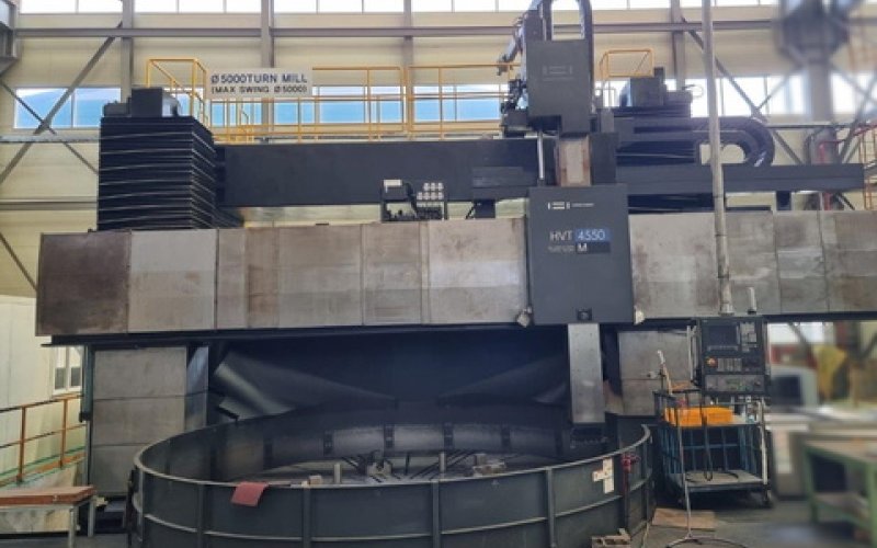 Вертикальний токарний верстат з ЧПУ Hwacheon HVT-4550M