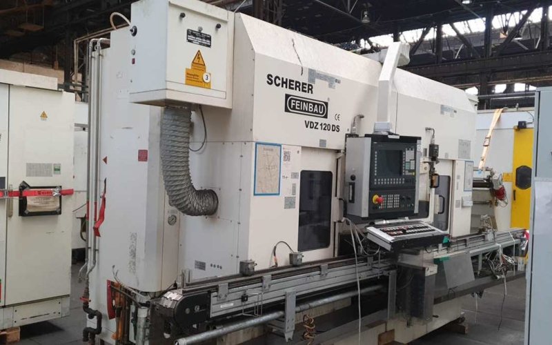 Вертикальный токарный станок с ЧПУ SCHERER FEINBAU VDZ 120 DS