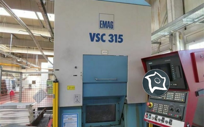Вертикальный токарный станок с приводными инструментами EMAG VSC 315