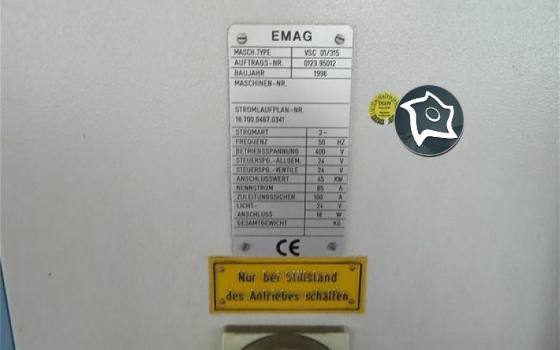 Вертикальный токарный станок с приводными инструментами EMAG VSC 315