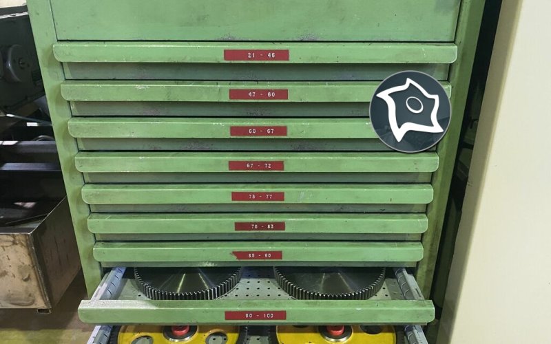 Зубофрезерний вертикальний верстат WMW MODUL ZFWZ 250-3