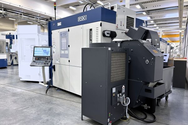 5-осевой горизонтальный обрабатывающий центр с ЧПУ GROB-WERKE G350 access-SERIE