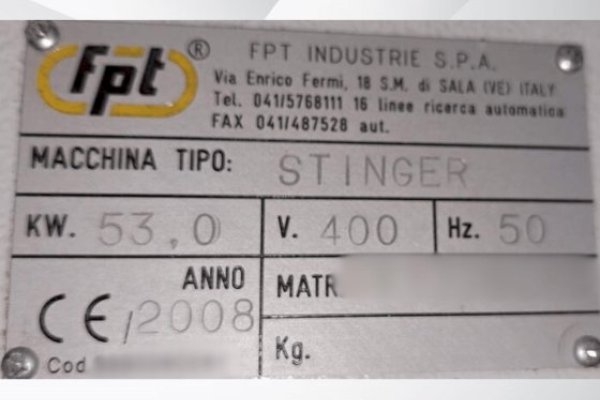 5-осьовий портальний обробний центр з ЧПУ 2008 FPT STINGER XL