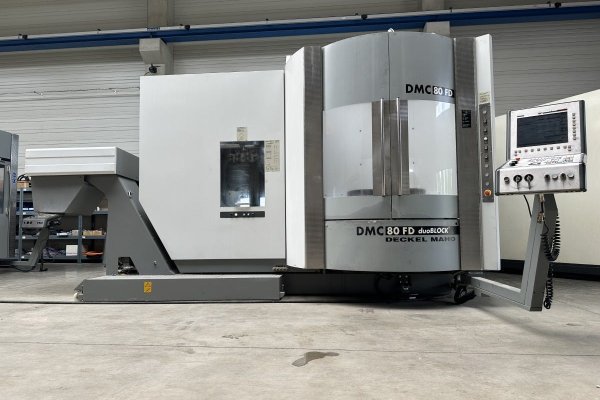 5-осьовий універсальний обробний центр DMG DMC 80 FD duoBLOCK