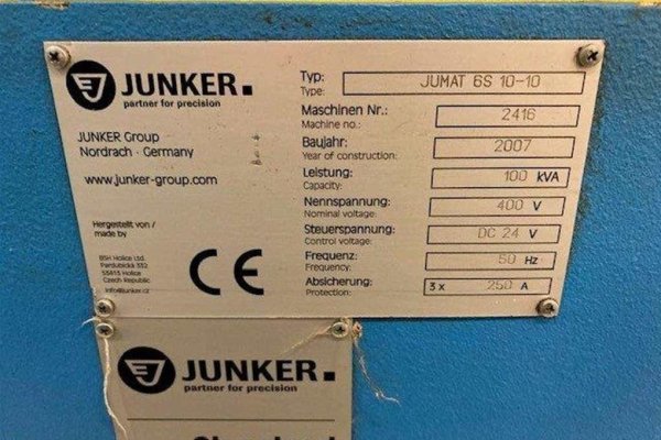 Цилиндрический шлифовальный станок JUNKER Jumat 6S 10-10