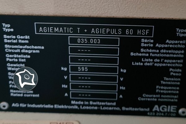 Електроерозійний прошивний верстат з ЧПУ Agie Agietron Integral 2