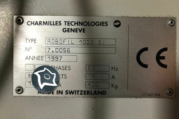 Електроерозійний дротяно-вирізний верстат CHARMILLES Robofil 1020 SI