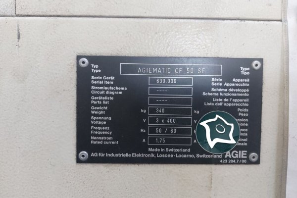 Електроерозійний дротяно-вирізний верстат з ЧПУ AGIE AGIEPULS HSS